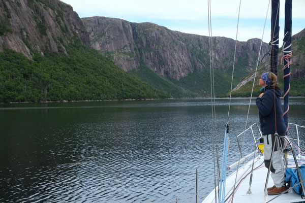 es geht tief in den Fjord hinein