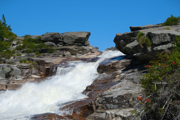 wild und laut rauscht das Wasser