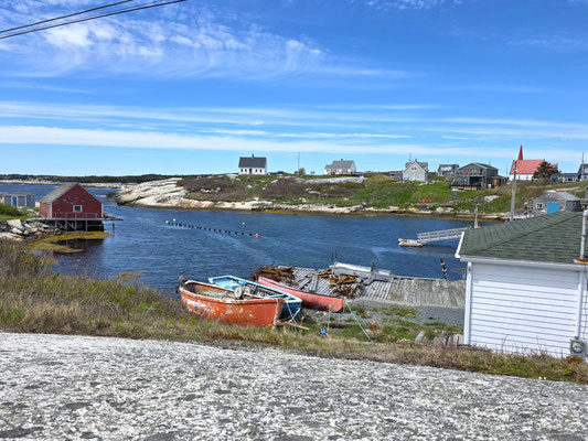 Postkartenmotiv Peggy's Cove bei uns ums Eck