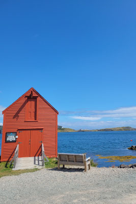 restauriertes Bootshaus