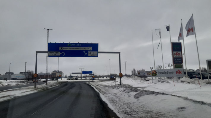 Happaranda in Schweden an der finnischen Grenze