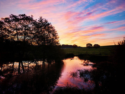 Sonnenaufgang am Niederrhein