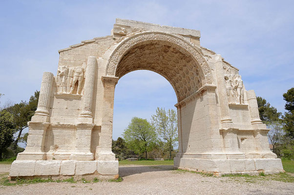 Römischer Triumphbogen, Glanum, Provence, Frankreich / ch092802