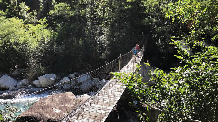 Weiterwanderung auf der Via Spluga von Thusis nach Chiavenna