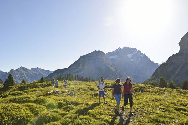 Weitwandern ohne Gepäck auf der Via Alpina: Bärentrek-Hintere Gasse Berner Oberland - Aareschlucht