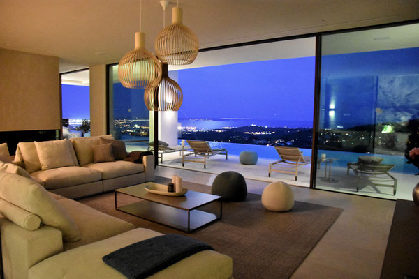 Blick auf Palma von Villa