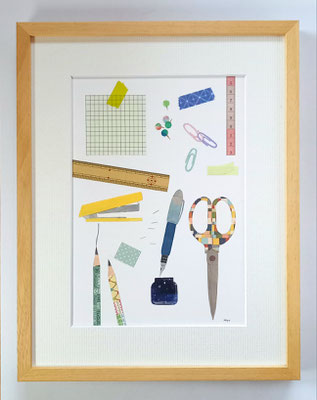 「Stationery」　700mm520mm　2021年