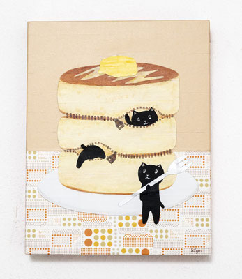 「ホットケーキ」180mm×140mm　2025年