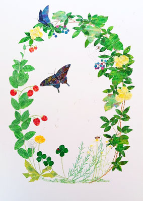 第3回mtアートコンテスト最優秀賞作品「Garden」560mm×420mm　2020年