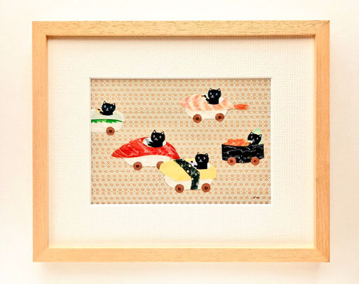 「おすしレース」260mm×320mm　2024年