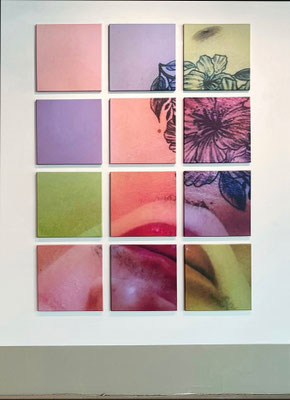 "absence 88 (Selfie)"  Latexprint auf Leinwand    175 cm x 130 cm  2023
