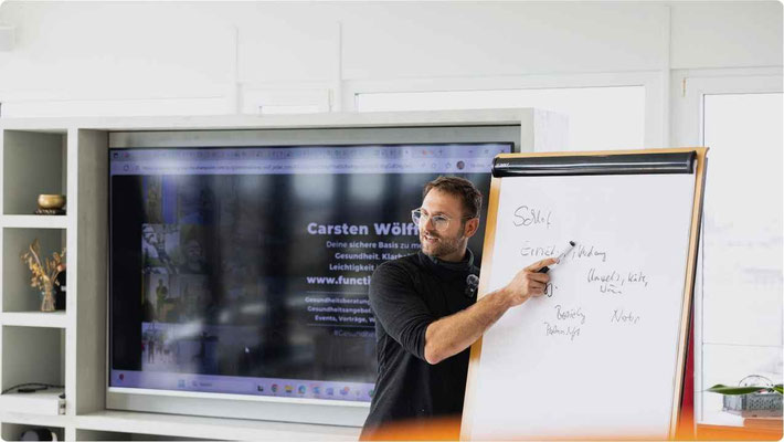 Carsten Wölffling im professionellen 1:1 Online-Mentoring für ganzheitliche Gesundheit, Balance und Performance.