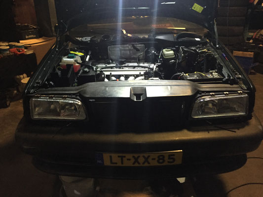 Eerste motor start na de revisie