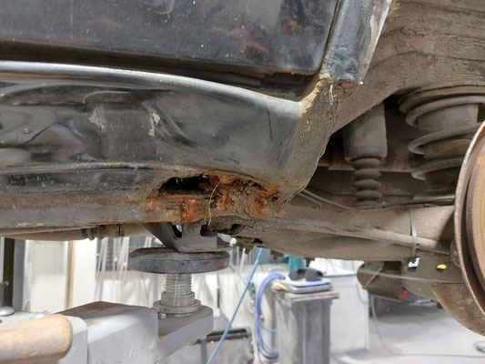 Volvo 850 dorpel roest