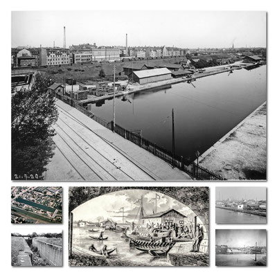 Alter Kanalhafen, große Aufnahme ca 1920