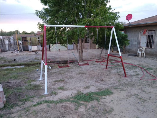 Columpios de herreria para niños sale