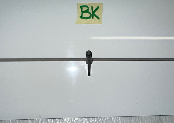 Tragflächen, Bremsklappen-Servo mit LDS-Anlenkung "Montiert"