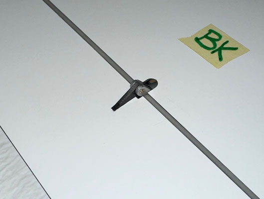 Tragflächen, Bremsklappen-Servo mit LDS-Anlenkung "Montiert"