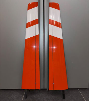 Aeussere Tragflächen, Fertige Flächen "Oberseite" 