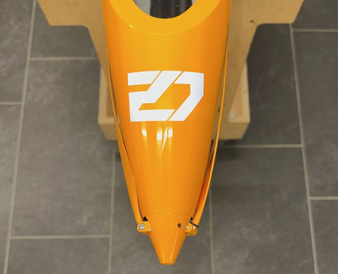 Rumpf, Antrieb mit PS-Spinner und Klapp-Propeller "Montiert"