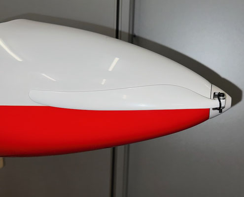 Rumpf, Antrieb mit Spinner und Klapp-Propeller "Montiert"