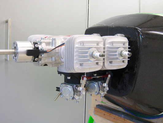 3W-112iB4, 4 Zylinder Boxermotor "Montiert"