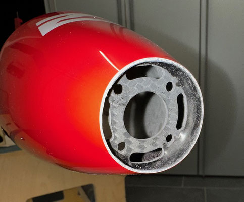 Rumpf, Konturspant Cfk 45mm "Montiert"