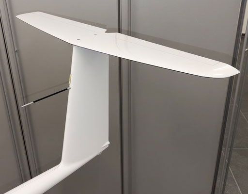 Rumpf, Pitot-Rohr mit Halter und Positionslicht "Montiert"