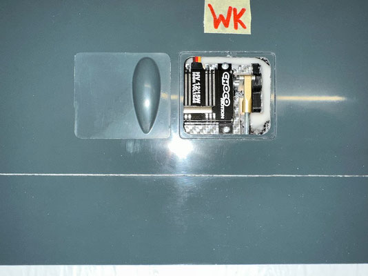 Tragflächen, WK-Servo mit LDS-Pro Anlenkung-/Rahmen (min.+11 / -35mm) "Montiert"