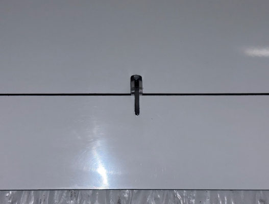 Tragflächen, Wölbklappen-Servo mit Halter und LDS-Anlenkung "Montiert"