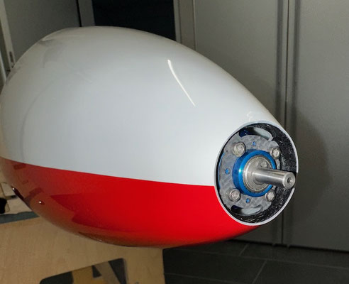 Rumpf, Motorspant und Antrieb "Montiert"