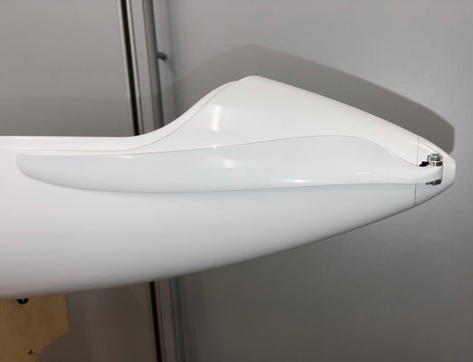Rumpf, Antrieb mit Spinner und Klapp-Propeller "Montiert"