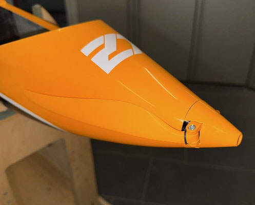 Rumpf, Antrieb mit PS-Spinner und Klapp-Propeller "Montiert"