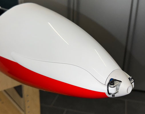 Rumpf, Antrieb mit Spinner und Klapp-Propeller "Montiert"