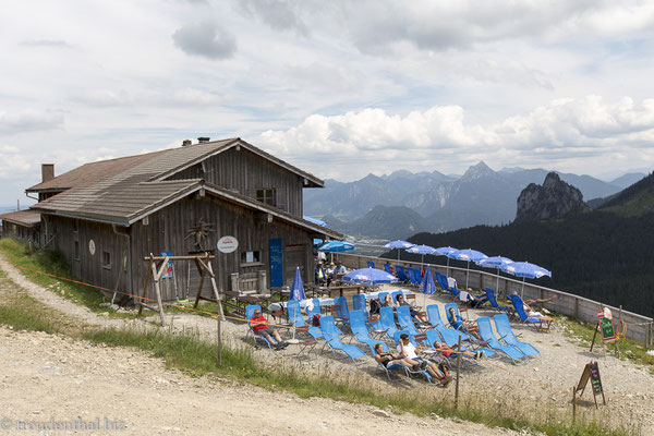 Rast bei der Hochalphütte