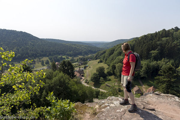 Ausblick von der Burg Alt-Windstein