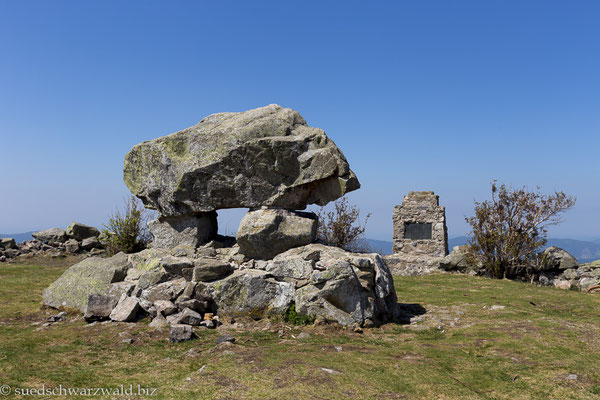 Denkmal auf dem Hinterwaldkopf