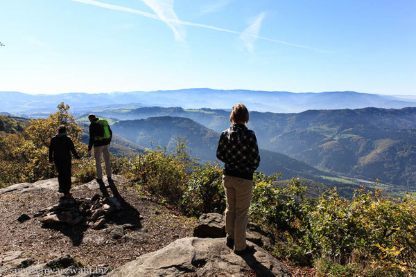 Ausblick von der Thomashütte beim Kandel