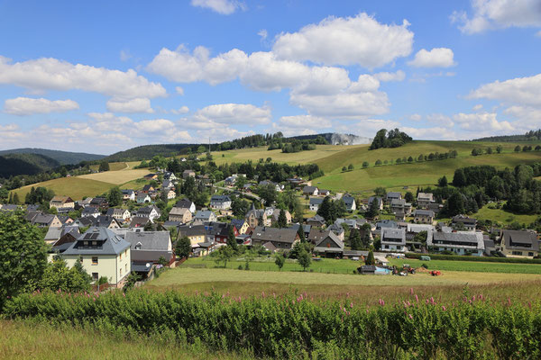 Aussicht auf der Köhlerdorf Sosa