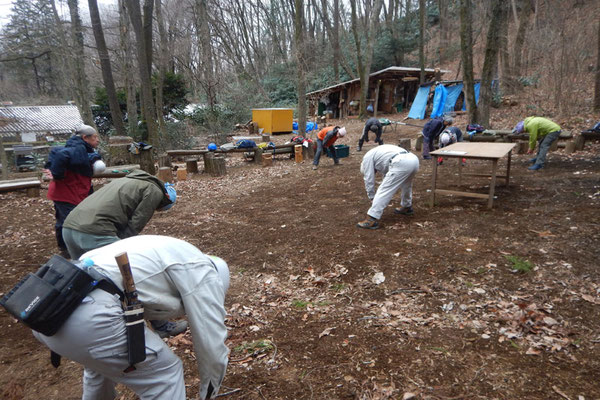 作業前の準備体操