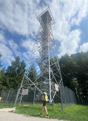 Hursch Turm auf dem ehemaligen Truppenübungsplatz Münsingen 853 m ü. NHN