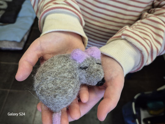Kleine Maus einer Teilnehmerin 