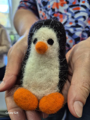Kleiner Pinguin einer Teilnehmerin 