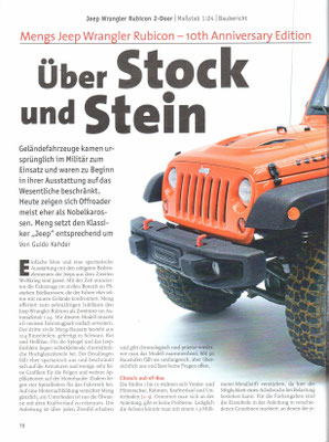 Meng Jeep Wrangler Rubicon 10 Th Anniversary Edition M 1 24