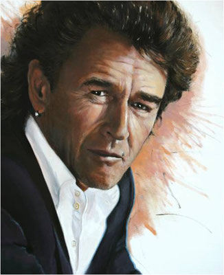 Portrait Peter Maffay 2008, Öl auf Leinwand 60 x 80 cm