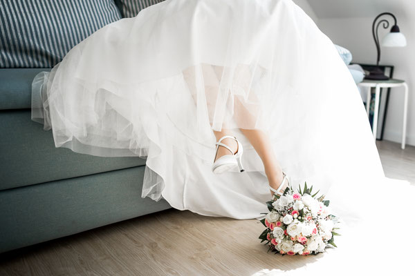 Brautstrauß beim Getting Ready