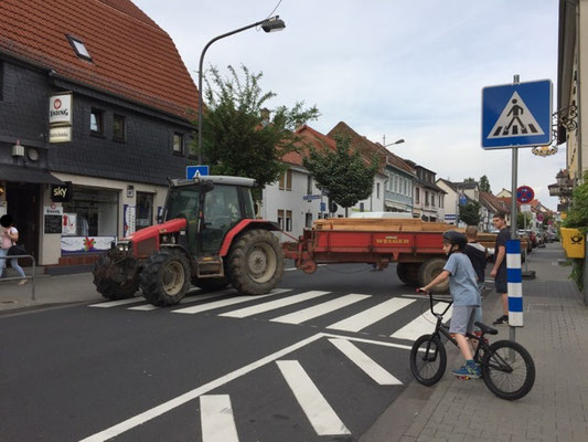 Bahn frei... wir kommen