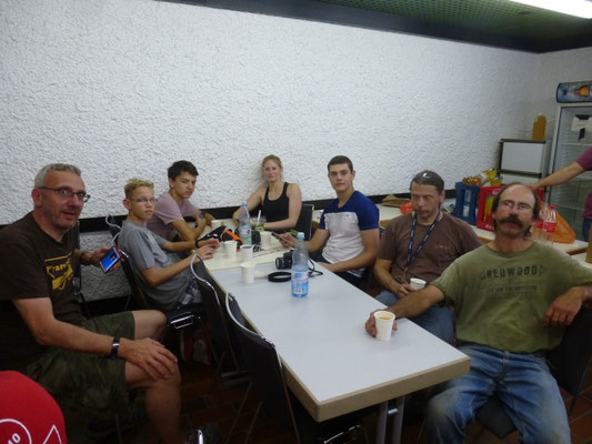 Arbeitsgruppe Saalerhof bei der Atempause