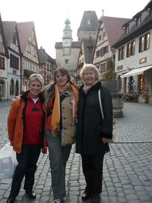 Posieren vor dem Markusturm