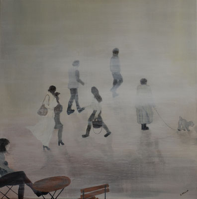 URBAN CONTACT SERIE II 2018, ACRYL AUF LEINWAND